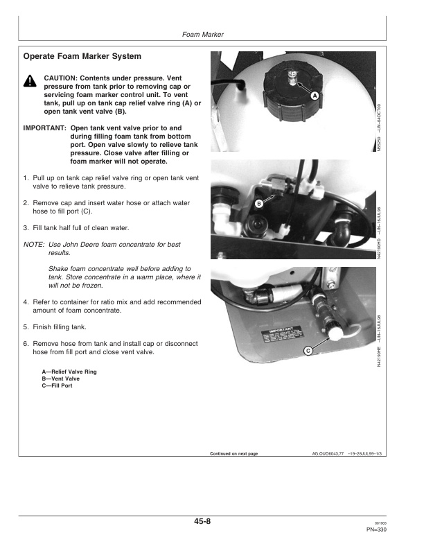 John Deere 4710 Self Propelled Sprayer Operator Manual OMN300207 3