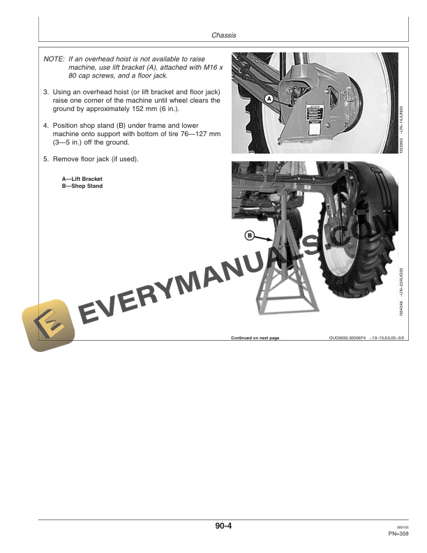 John Deere 4720 Self Propelled Sprayer Operator Manual OMN300351 3