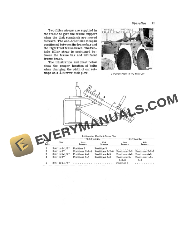 John Deere 475 SERIES INTEGRA DISK PLOW Operator Manual OMA14806 2