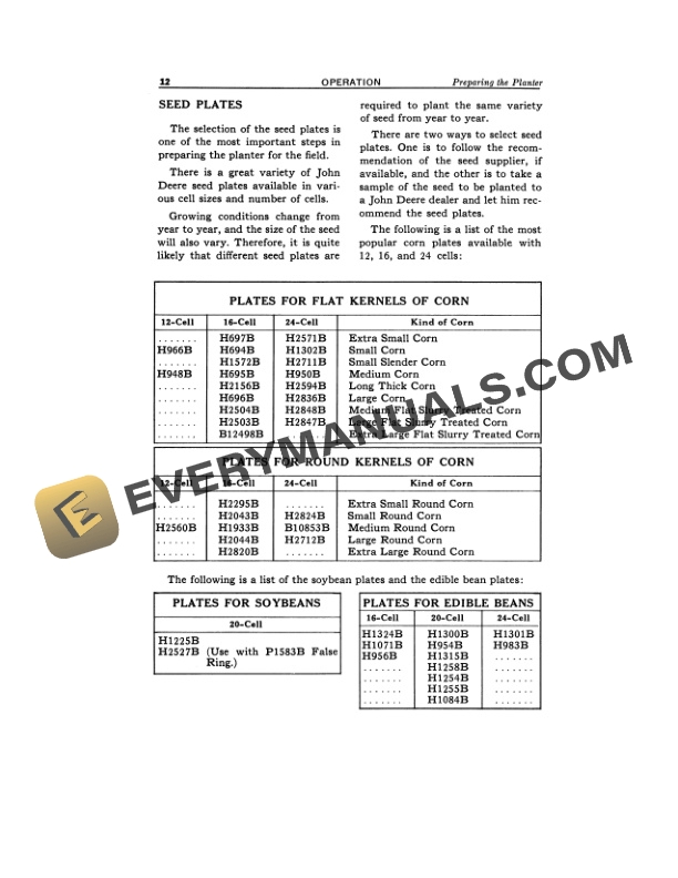 John Deere 484 AND 684 COTTON AND CORN PLANTER Operator Manual OMB25224 2
