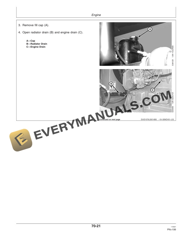 John Deere 4895 Self Propelled Windrower Operator Manual OME125409 3