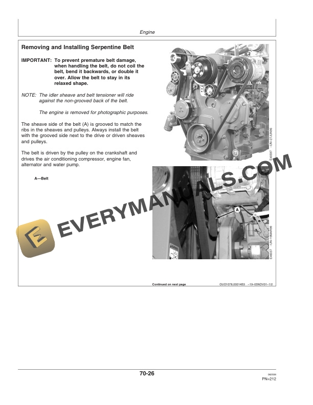 John Deere 4895 Self-Propelled Windrower Operator Manual OMFH307038 5 John Deere 4895 Self-Propelled Windrower Operator Manual OMFH307038-3