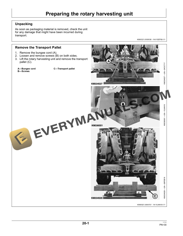 John Deere 490Plus Rotary Harvesting Unit Operator Manual OMKM135437 4 John Deere 490plus Rotary Harvesting Unit Operator Manual OMKM135437-2