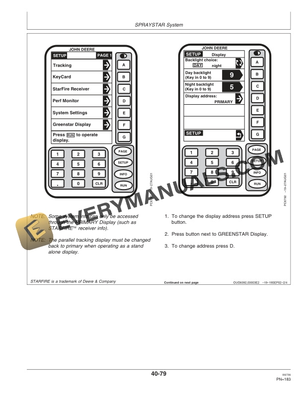 John Deere 4930 Self Propelled Sprayer Operator Manual OMN300371 2