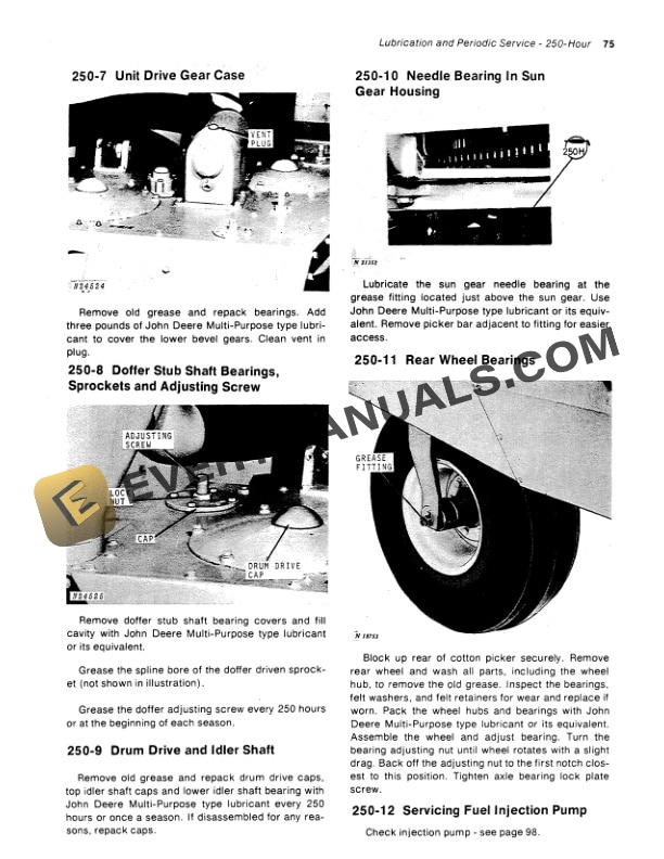 John Deere 499 Cotton Picker Operator Manual OMN159320 3