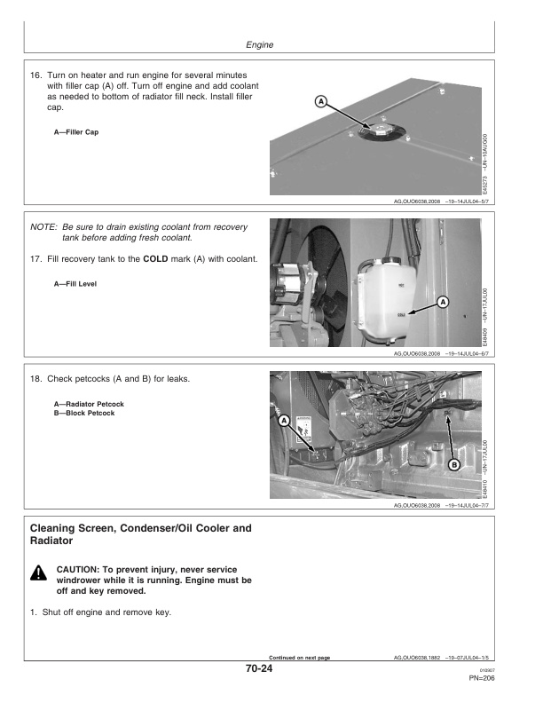 John Deere 4995 Self Propelled Windrower Operator Manual OMFH304218 3