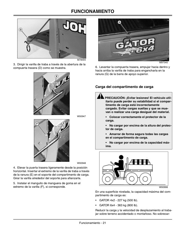 John Deere 4x2 6x4 And Trail GATOR Utility Vehicles Operator Manual OMM150179 3