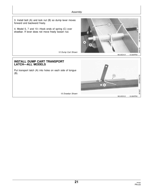 John Deere 5 7 10 And 15 Utility Carts Operator Manual OMM112605 3