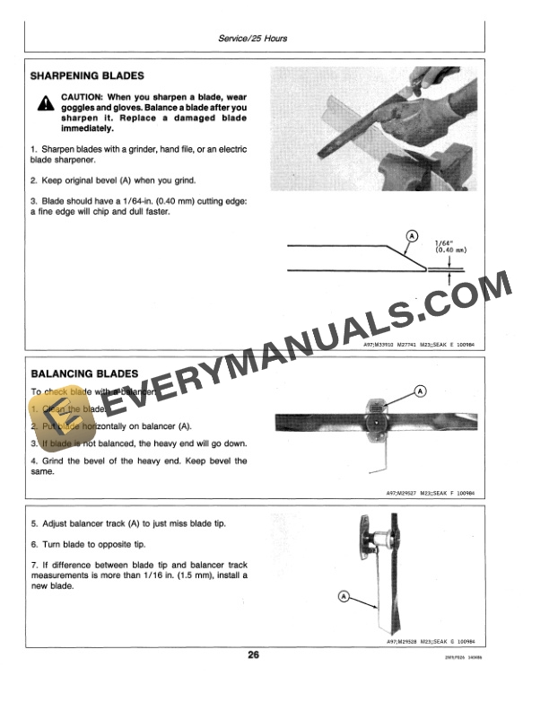 John Deere 50 60 AND 72 INCH MOWERS FOR 55 SERIES TRACTORS Operator Manual OMM91324 3