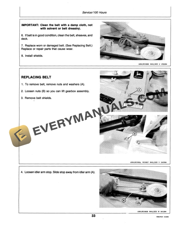 John Deere 50 60 and 72 Inch FM Mowers Operator Manual OMM89610 3