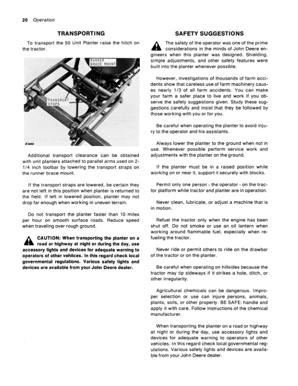 John Deere 50 Unit Planter Operator Manual OMB25515 2