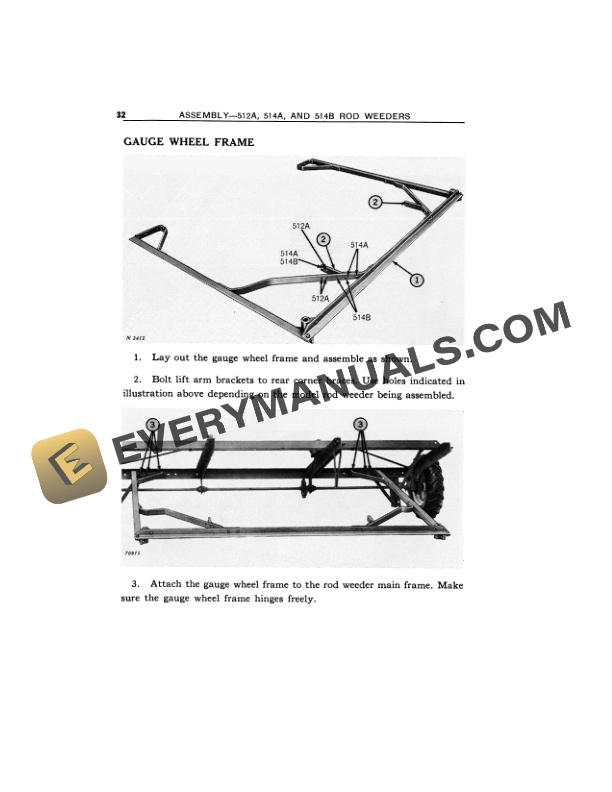 John Deere 500 Series Rod Weeder Operator Manual OMN97621 3