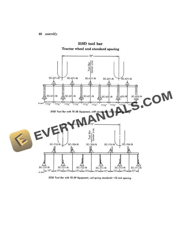 John Deere 500D SERIES INTEGRAL TOOL BAR Operator Manual OMN159007 3