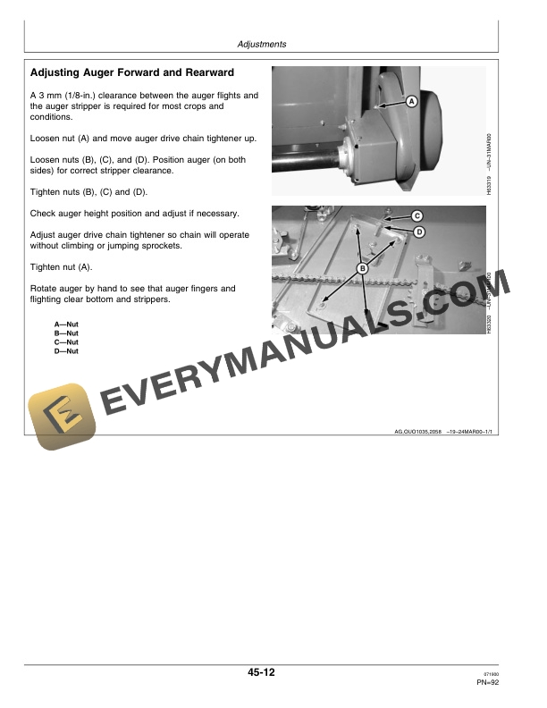 John Deere 50A Series Row Crop Heads Operator Manual OMH175279 3