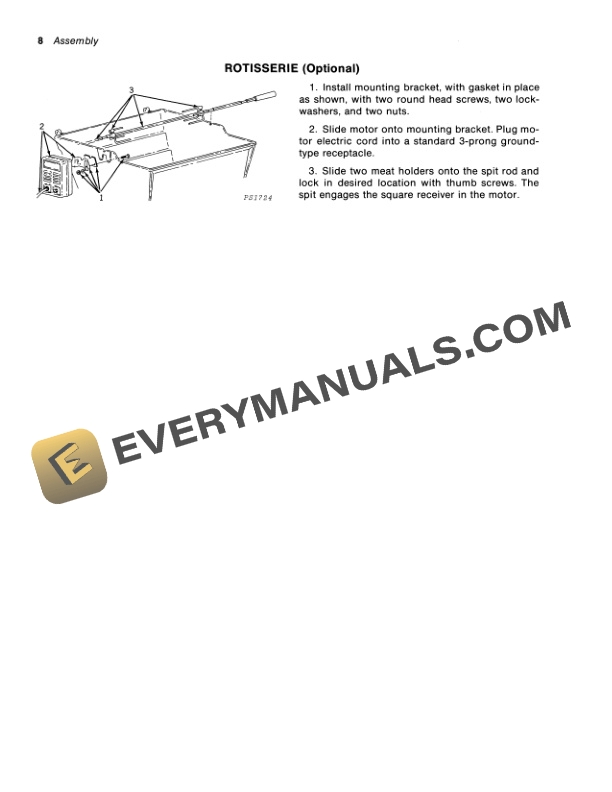 John Deere 50E ELECTRIC GRILL Operator Manual OMTY2580 3