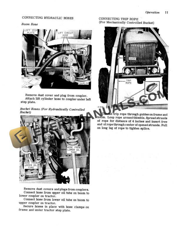 John Deere 510 and 710 Tractor 37 Farm Loader Operator Manual OMC17687 3