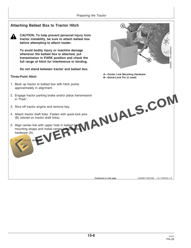 John Deere 512 Loader Operator Manual OMW50416 2