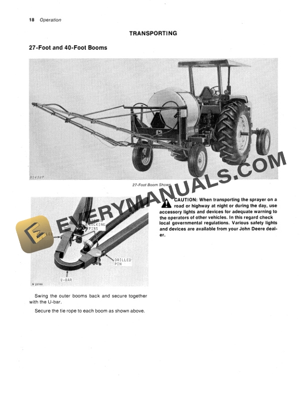 John Deere 520 535 and 550 Pull Type Sprayer Operator Manual OMN159316 2