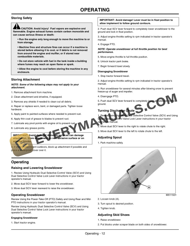 John Deere 54-Inch Snowblower Operator Manual OMM161544 5 John Deere 54-Inch Snowblower Operator Manual OMM161544-3