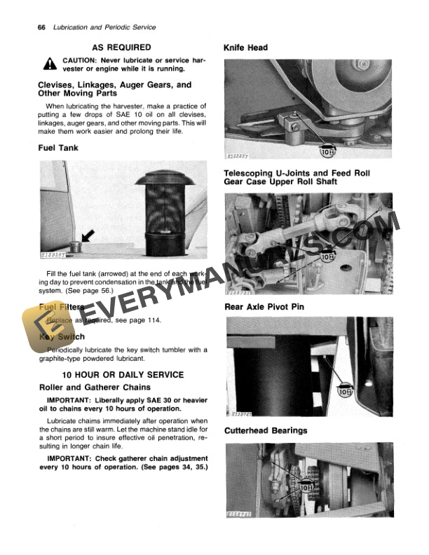 John Deere 5440 and 5460 Self Propelled Forage Harvesters Operator Manual OME63867 2