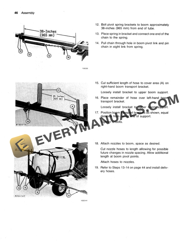 John Deere 550 PULL TYPE SPRAYER Operator Manual OMN159561 3