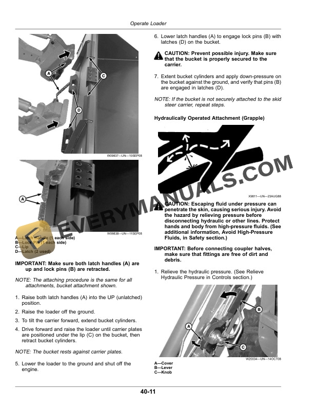John Deere 553 Loader Operator Manual OMP74048 5 John Deere 553 Loader Operator Manual OMP74048-3
