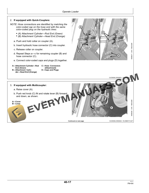 John Deere 562 Loader Operator Manual OMW57098 5 John Deere 562 Loader Operator Manual OMW57098-3