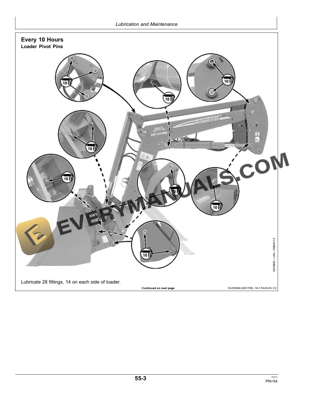 John Deere 563 Loader Operator Manual OMPXX10277 5 John Deere 563 Loader Operator Manual OMPXX10277-3