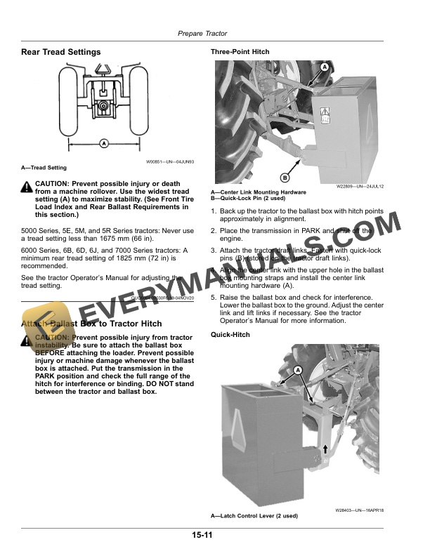 John Deere 563 Loader Operator Manual OMPXX13436 4 John Deere 563 Loader Operator Manual OMPXX13436-2