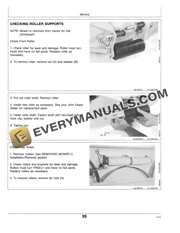 John Deere 60 INCH MOWER FOR 755 855 AND 955 SERIES TRACTORS Operator Manual OMM95076 3