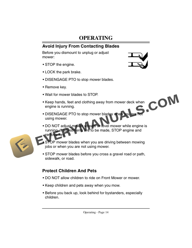 John Deere 60 Inch Rear Discharge Mower for F935 Front Mower Operator Manual OMM123182 2