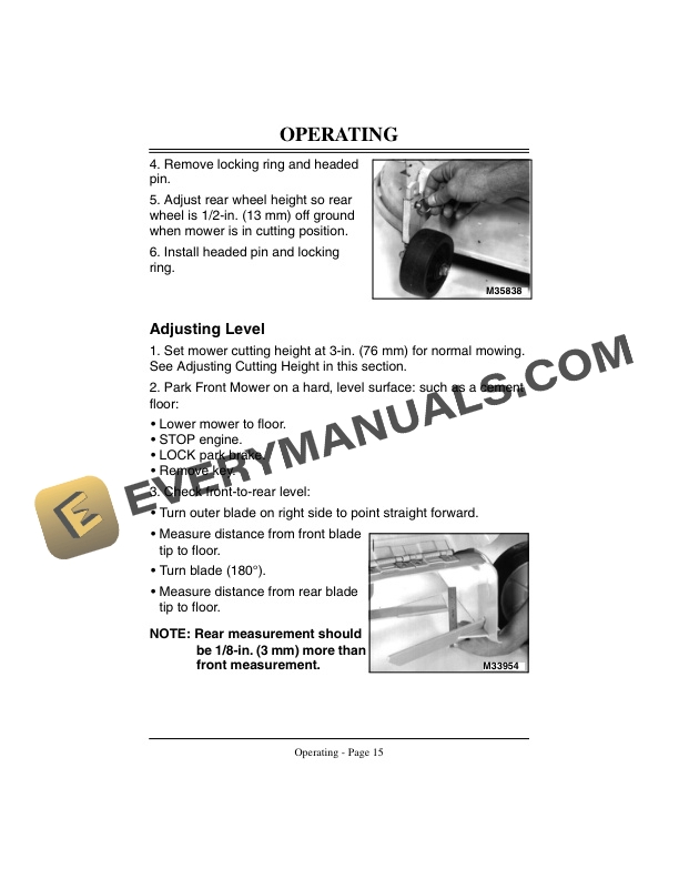 John Deere 60 and 72 Inch Side Discharge Mower for Front Mowers Operator Manual OMM122662 2