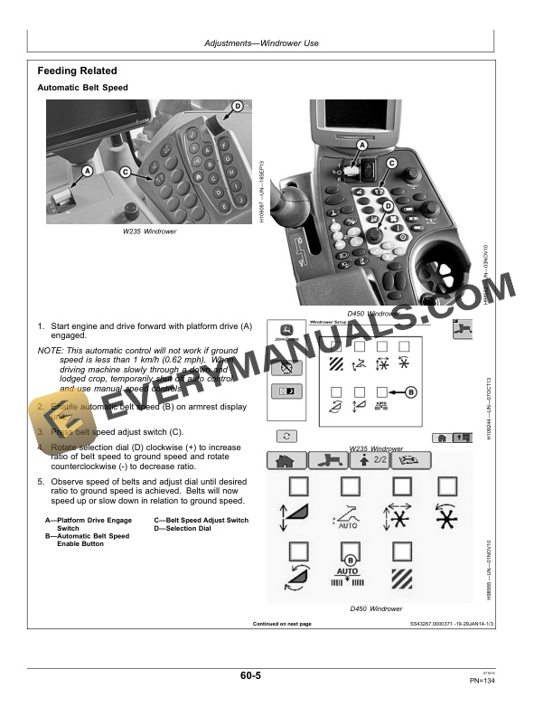 John Deere 600D Series Draper Platform Operator Manual OMHXE89989 5 John Deere 600D Series Draper Platform Operator Manual OMHXE89989-3