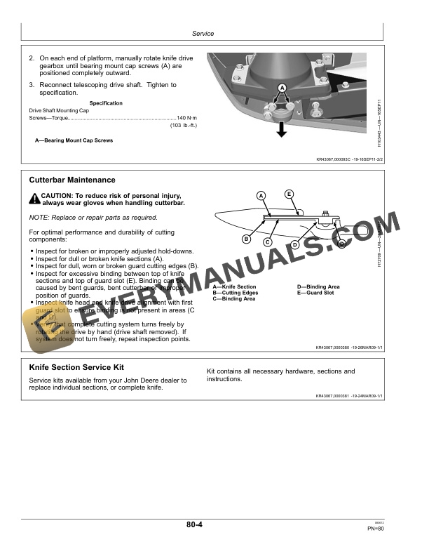 John Deere 600FD Series Flexible Draper Platform Operator Manual OMHXE52491 5 John Deere 600FD Series Flexible Draper Platform Operator Manual OMHXE52491-3