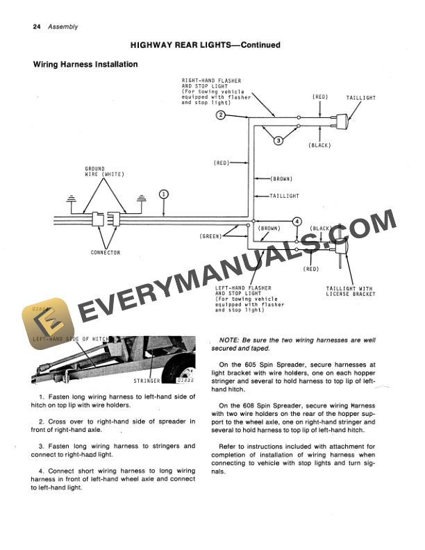 John Deere 605 AND 608 SPIN SPREADER Operator Manual OMGA10066 3