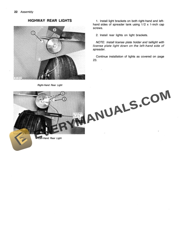 John Deere 605 SPIN SPREADER Operator Manual OMGA10400 3