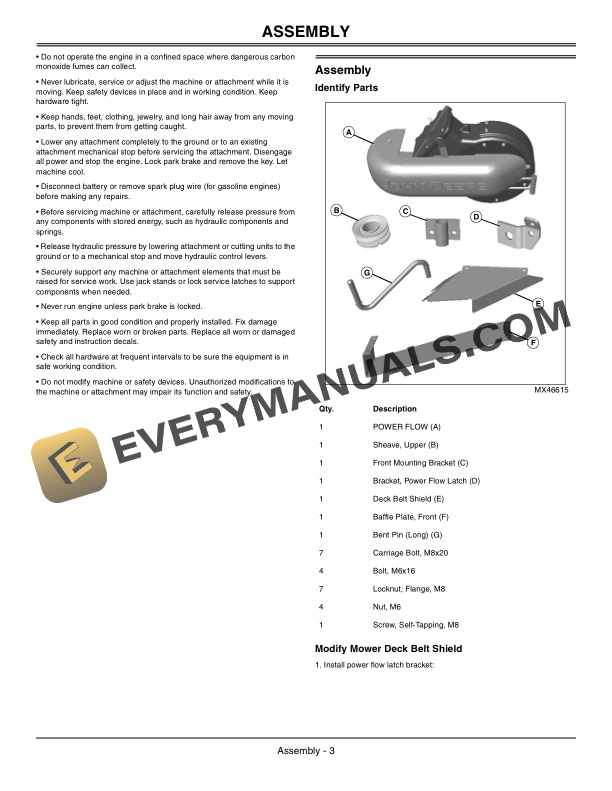 John Deere 60D Power Flow Operator Manual OMM156530 4 John Deere 60D Power Flow Operator Manual OMM156530-2