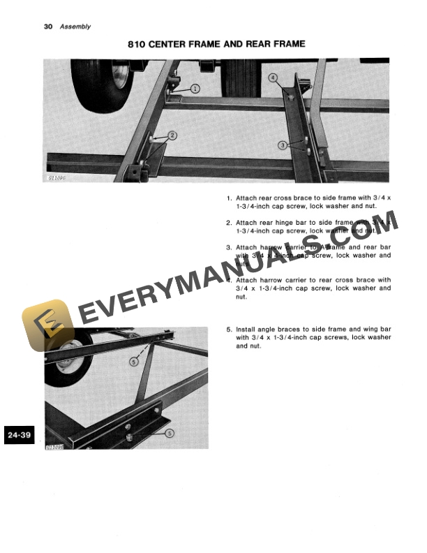 John Deere 610 AND 810 FINISHING HARROWS Operator Manual OMA41513 3