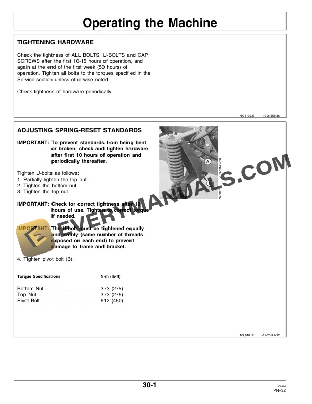 John Deere 610 Series Drawn Chisel Plow Operator Manual OMN200322 2