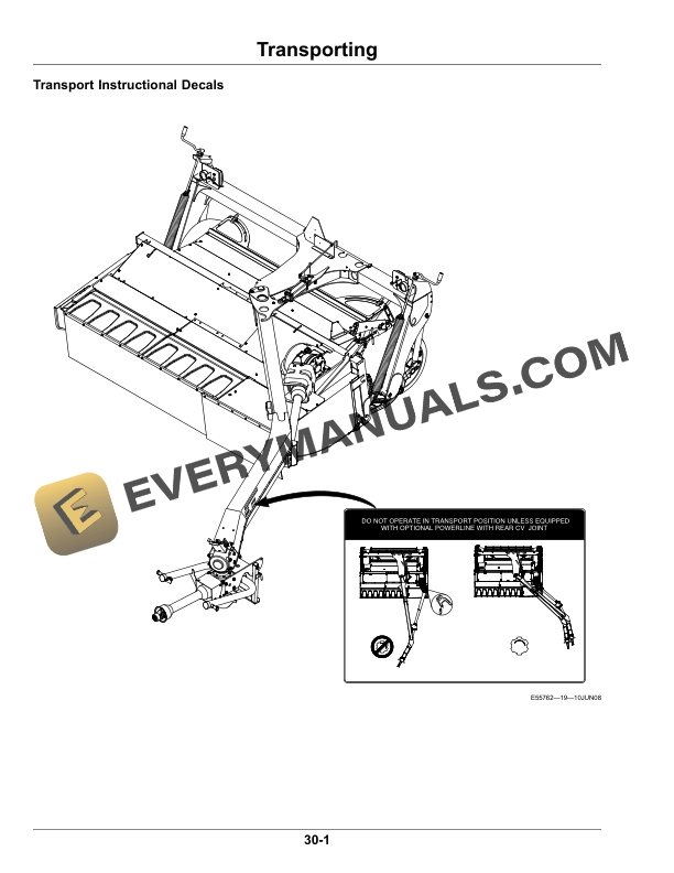 John Deere 625, 630, 635 Mower-Conditioner Operator Manual OMFH341186 2 John Deere 625, 630, and 635 Mower-Conditioner Operator Manual OMFH341186-2