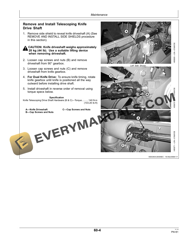 John Deere 625D, 630D, 635D Draper Flatforms Operator Manual OMH234643 3 John Deere 625D 630D 635D Draper Flatforms Operator Manual OMH234643-3