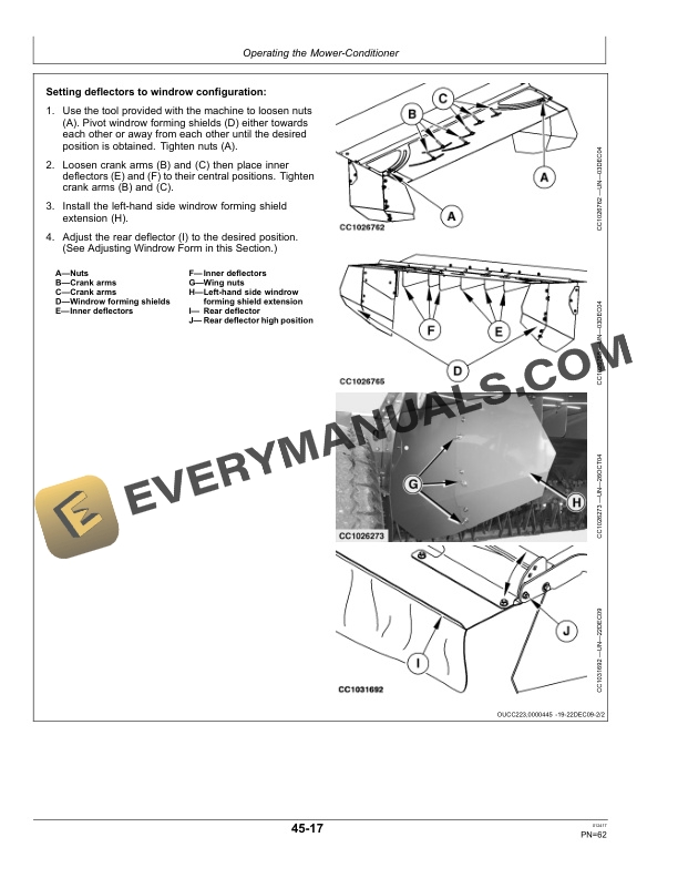 John Deere 630 and 635 Mower-Conditioner Operator Manual OMCC60083 2 John Deere 630 and 635 Mower-Conditioner Operator Manual OMCC60083-2