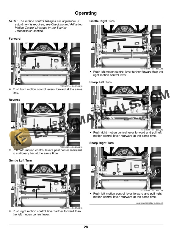 John Deere 636M, 648M, 652M QuikTrak Operator Manual OMUC16485E-2