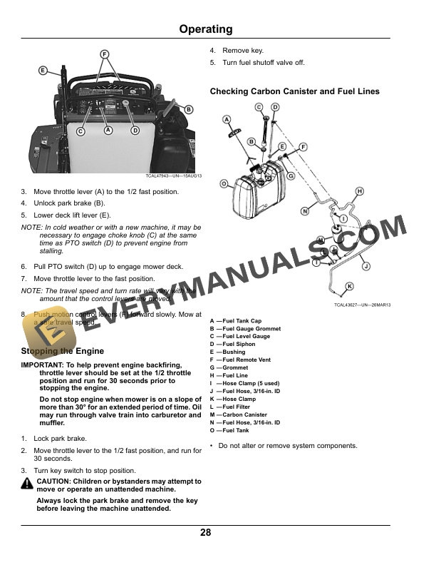John Deere 636M, 648M, 652M QuikTrak Pro Operator Manual OMTCU36313E-2