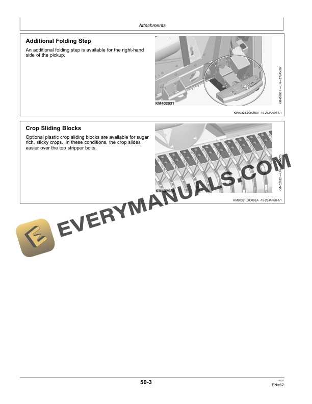 John Deere 639, 649, 659 Windrow Pickup Operator Manual OMLCA128581 3 John Deere 639, 649 and 659 Windrow Pickup Operator Manual OMLCA128581-3