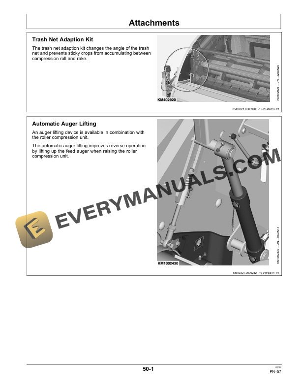 John Deere 639, 649, 659 Windrow Pickup Operator Manual OMLCA128605 3 John Deere 639, 649 and 659 Windrow Pickup Operator Manual OMLCA128605-3
