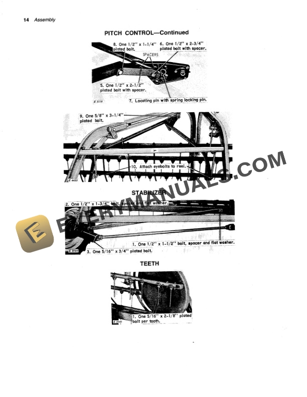 John Deere 640 SIDE-DELIVERY RAKE Operator Manual OME36545-3
