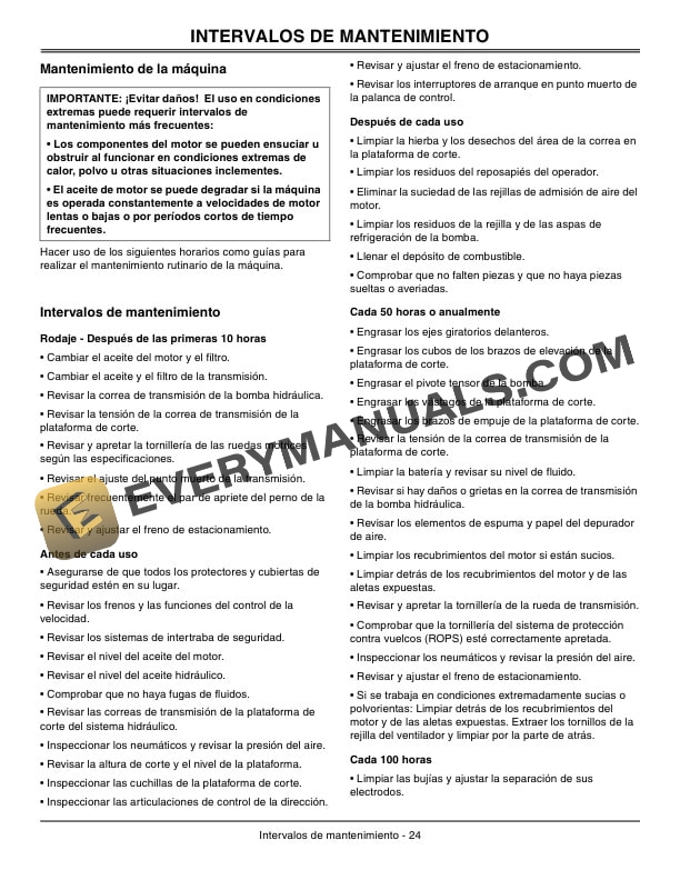 John Deere 647A, 657A, and 667A QuikTrak Operator Manual OMTCU21287-3