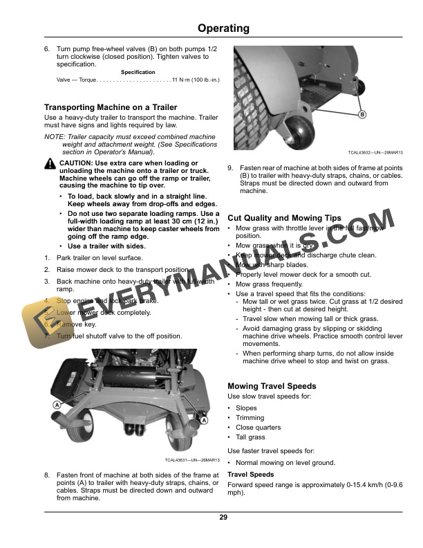 John Deere 648R, 652R, 652R EFI, 661R, 661R EFI QuikTrak Pro Operator Manual OMTCU36314E-2
