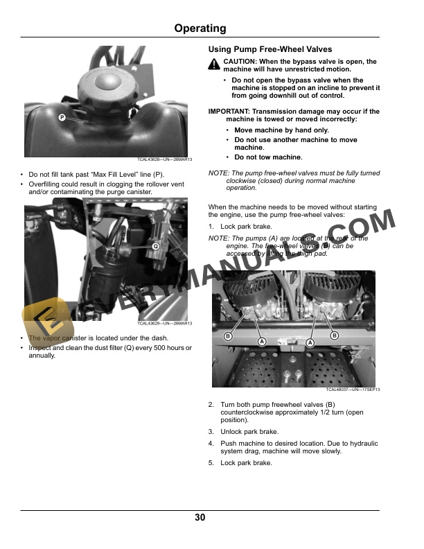 John Deere 648R, 652R, 652R MOD, 652R EFI, 652R EFI MOD, 661R, 661R EFI QuikTrak Pro Operator Manual OMTCU39996E-2